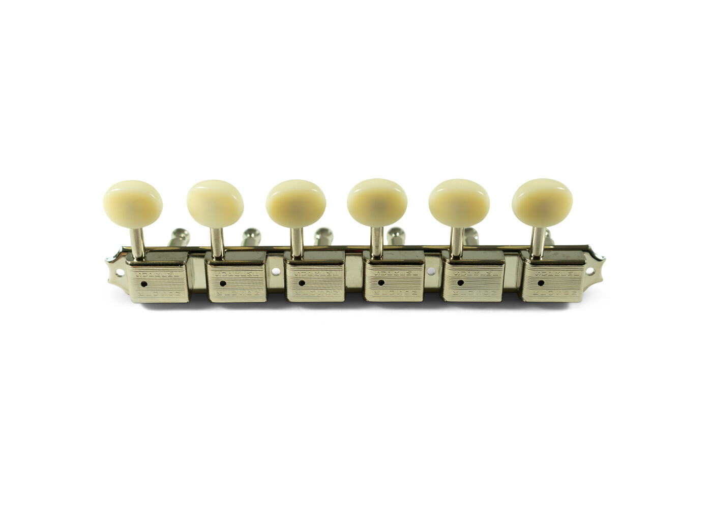 Kluson Kluson 6 On a Plate Supreme Series Tuning Machines, Nickel