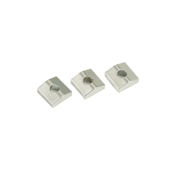 Floyd Rose Nut Clamping Blocks (Pack of 3), Chrome