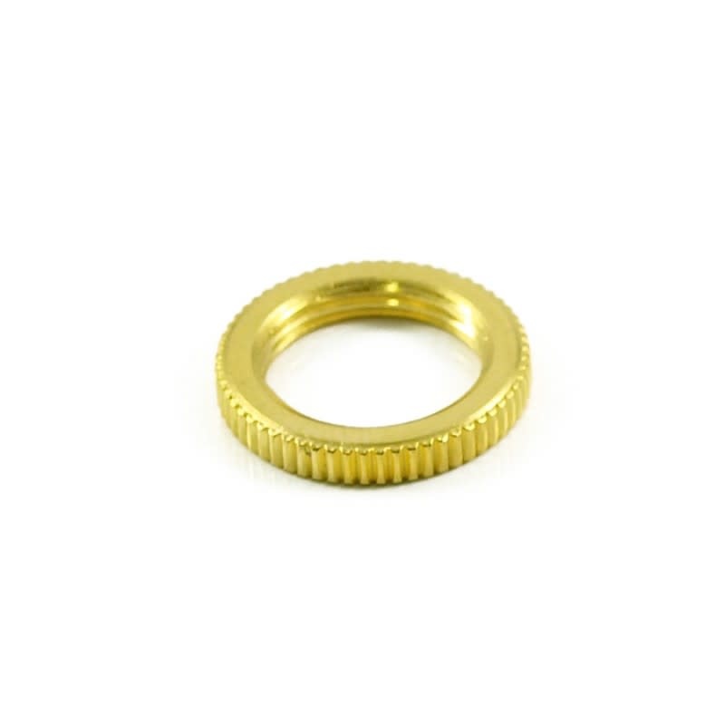 Switchcraft Switchcraft Knurled Toggle Switch Nuts, Gold