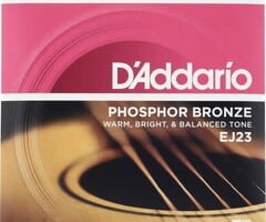D'Addario D'Addario EJ23 Phosphor Bronze Acoustic Guitar Strings - .009-.045 Super Light