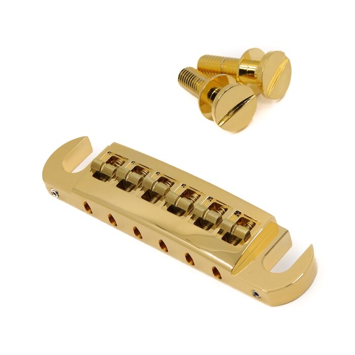 MannMade USA MannMade USA Intonatable Stoptail - Gold - fits Epiphone style guitars
