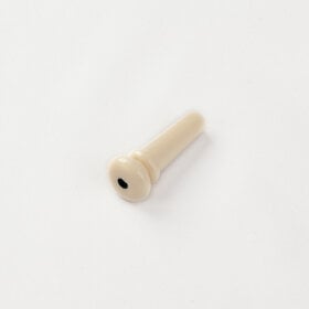 Allparts Allparts Plastic Acoustic Guitar Endpin, Cream w/Black Dot