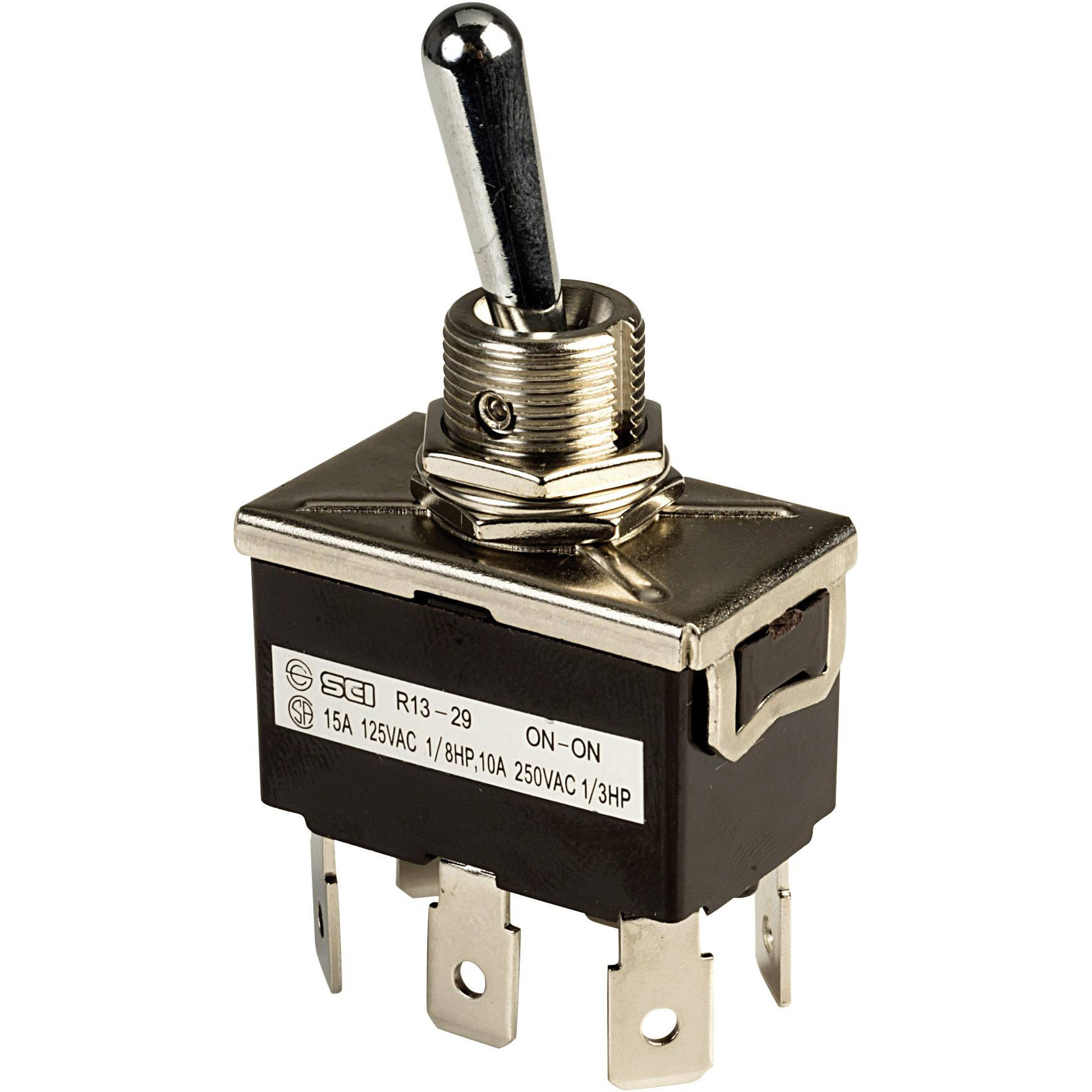 10A 250VAC 2-Way Toggle Switch