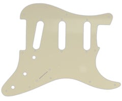 WD Music WD Custom Pickguard for Strat, Parchment 3-ply