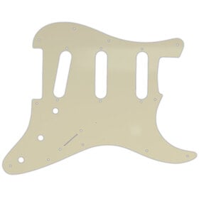 WD Music WD Custom Pickguard for Strat, Parchment 3-ply