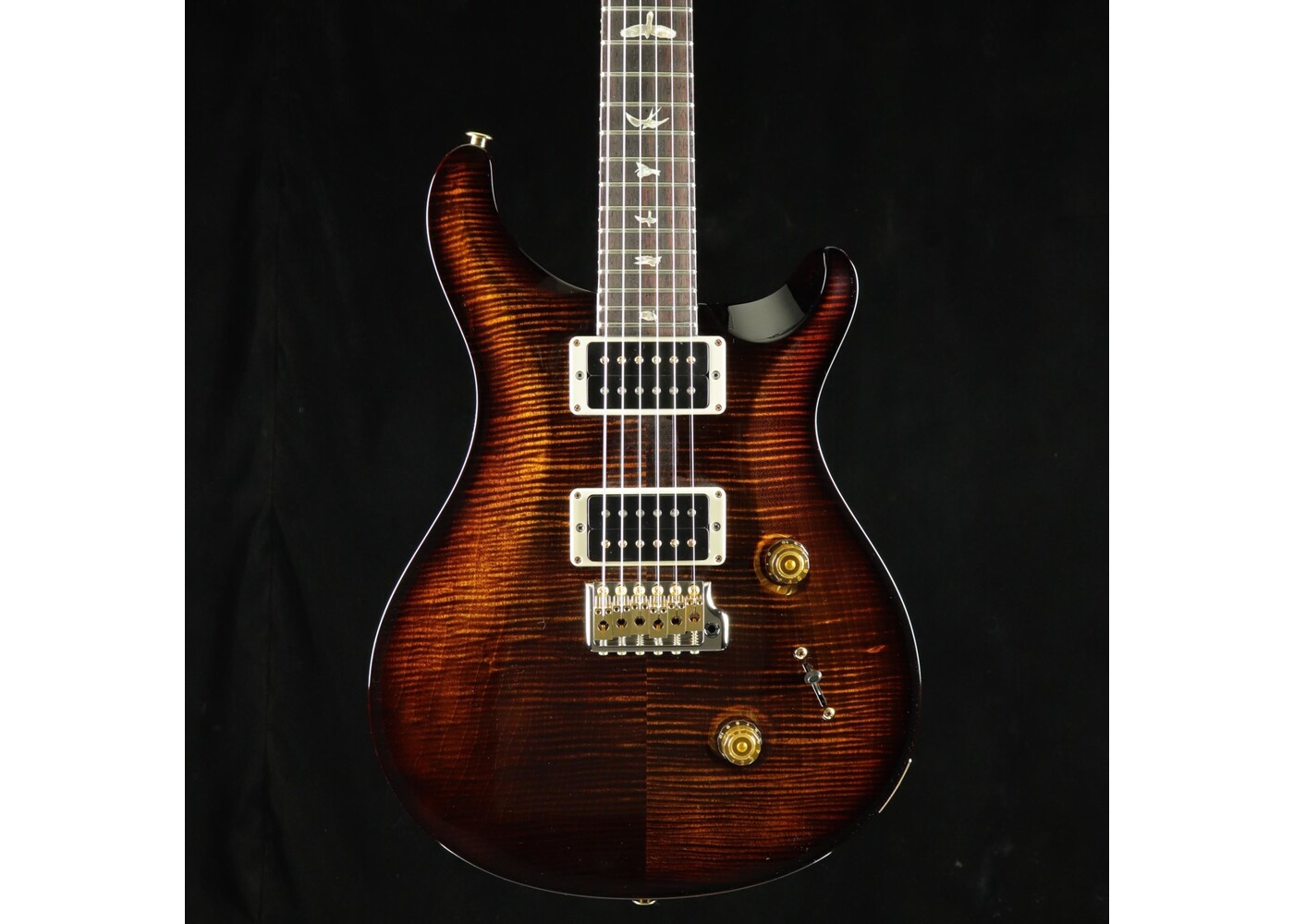 PRS Guitars PRS Custom 24 Electric Guitar - Black Gold Burst Wrap