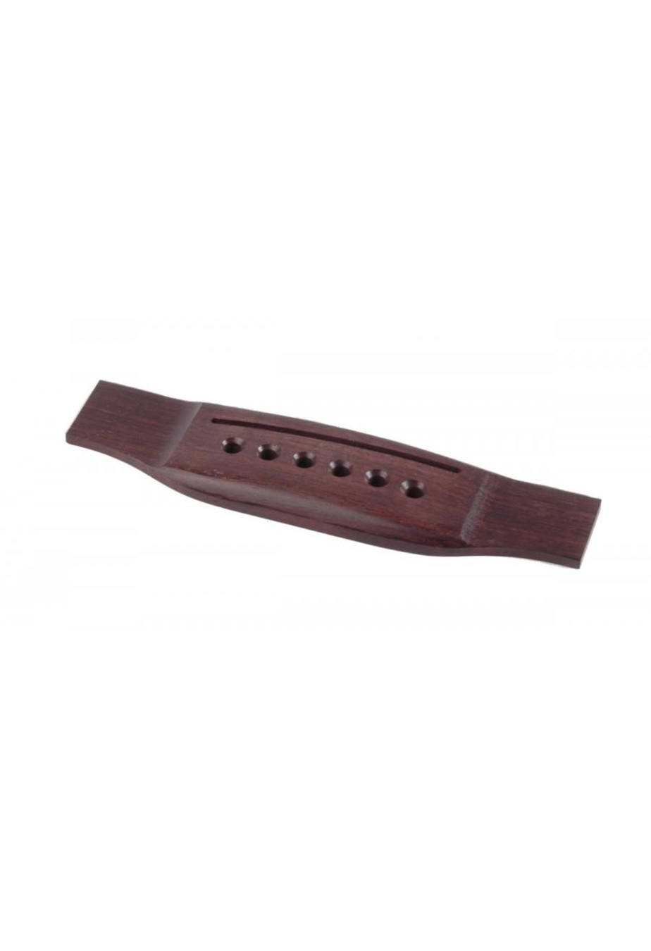 Acoustic Guitar Bridge, Indian Rosewood John Mann's Guitar Vault