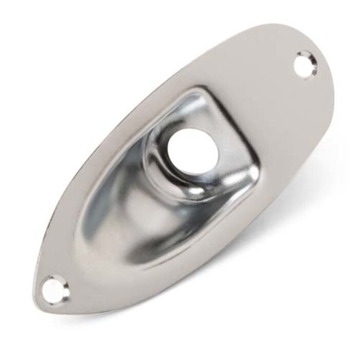 StewMac StewMac Strat Output Jack Plate, Chrome