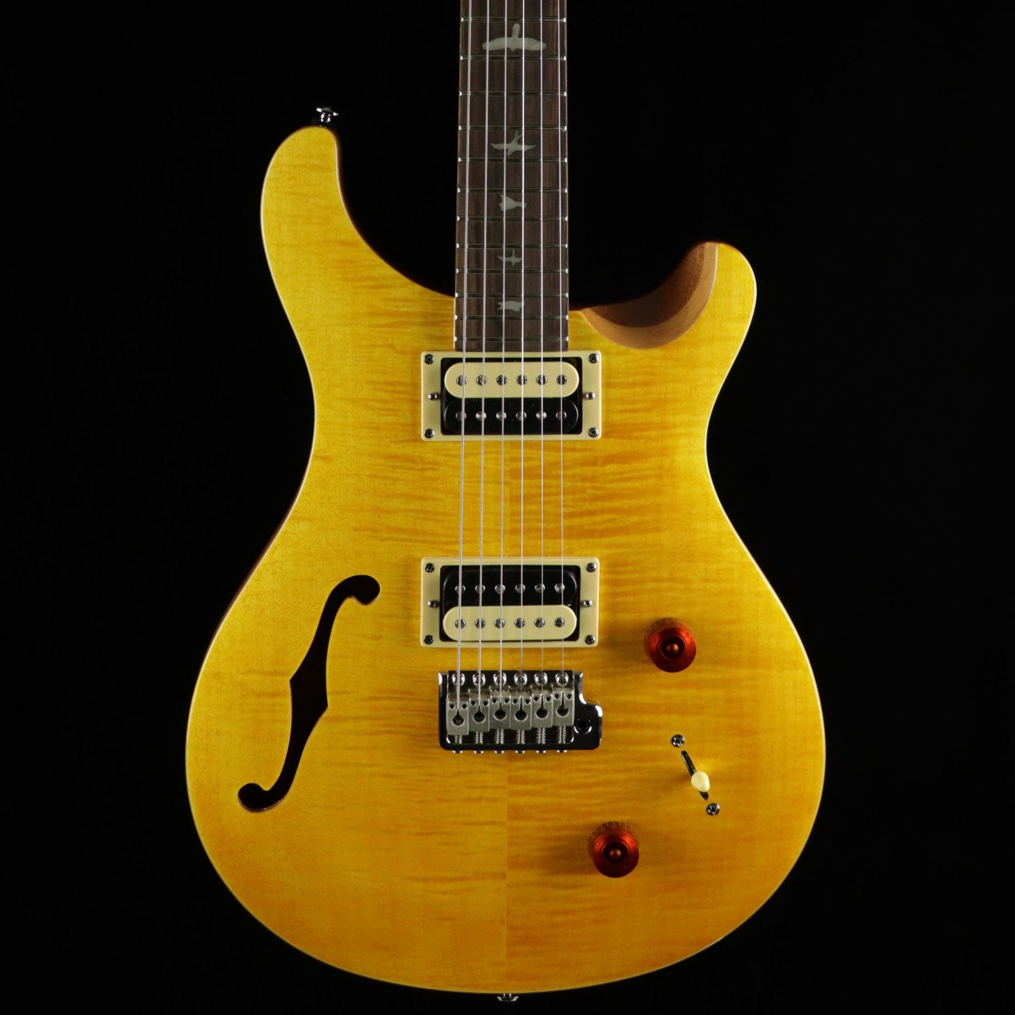 PRS Guitars PRS SE Custom 22 Semi-Hollow Electric Guitar - Santana Yellow
