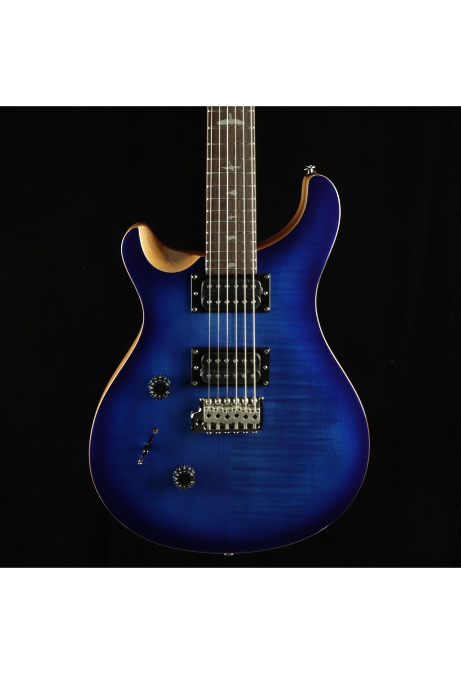 PRS SE Lefty Custom 24 - Faded Blue Burst - John Mann's Guitar Vault