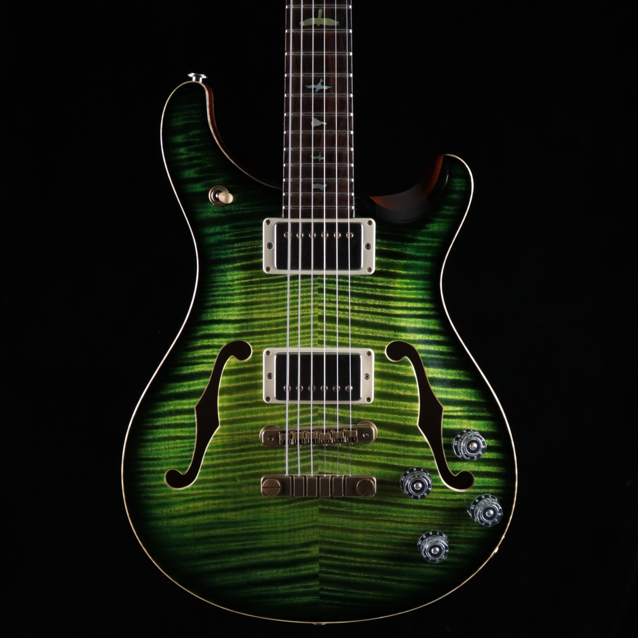 PRS Guitars PRS Private Stock 594 Hollowbody II - Rainforest Glow Smoked Burst