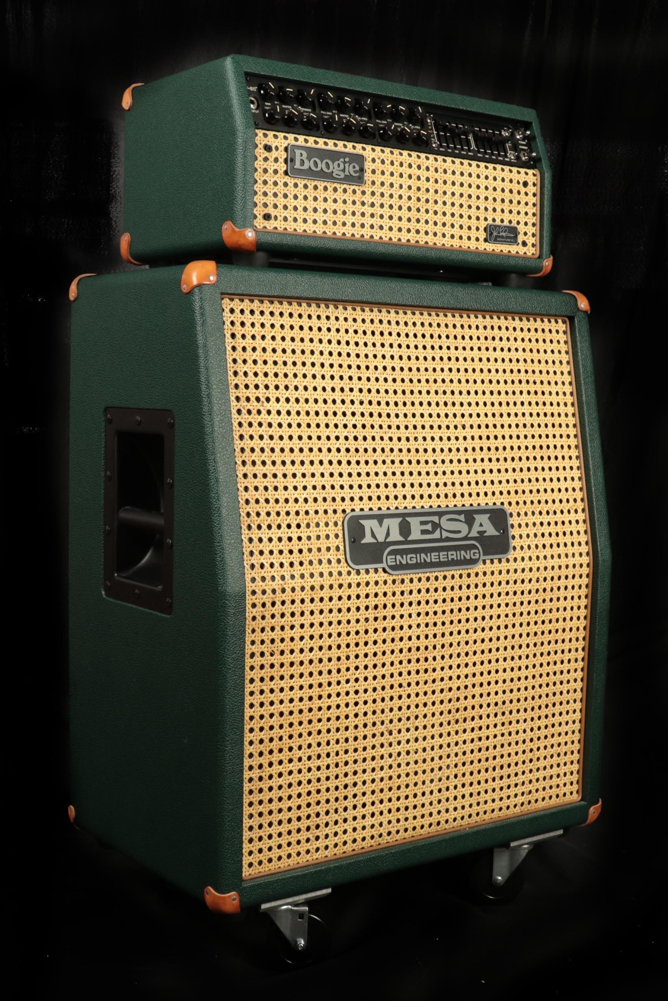 Mesa Engineering Mesa Boogie JP2-C Head & 2x12 Cab - Emerald Green/Wicker Grill