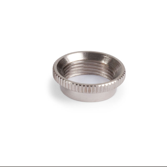 Switchcraft Switchcraft  Knurled Toggle Switch Nut, Deep -  Nickel (U.S.)