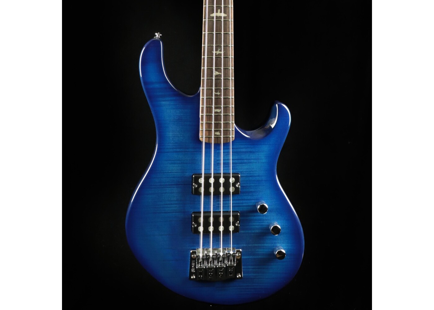 PRS Guitars PRS SE Kingfisher Electric Bass Guitar - Faded Blue Wraparound Burst