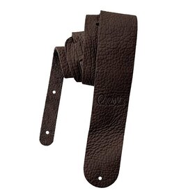 PRS Guitars PRS 3.5" PRS Signature Buffalo Reversible Strap - Dark Brown