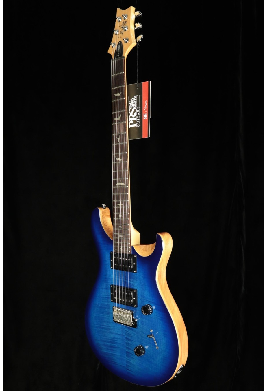 PRS SE Custom 24 - Faded Blue Burst - John Mann's Guitar Vault