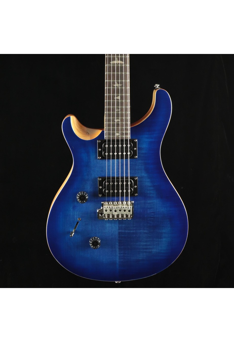 PRS SE Lefty Custom 24 - Faded Blue Burst - John Mann's Guitar Vault