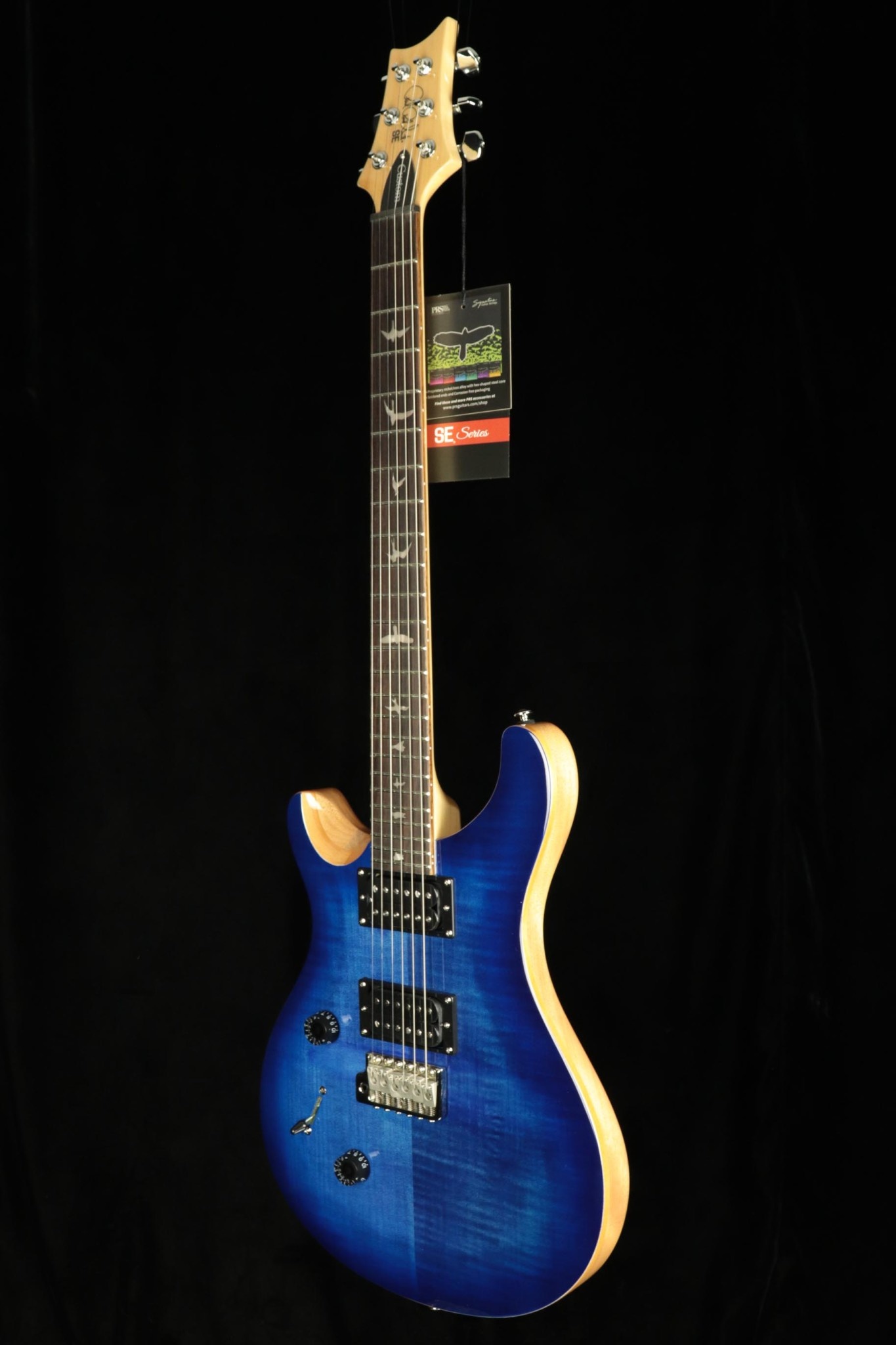 PRS Guitars PRS SE Custom 24 "Lefty" Electric Guitar - Faded Blue Burst