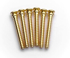 PRS Guitars PRS Gen III Tremolo Bridge Knife Edge Screws (6), Gold
