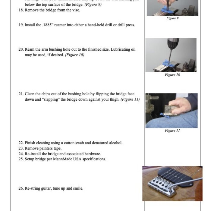 MannMade USA MannMade USA U.S. Tremolo Arm Bushing Kit