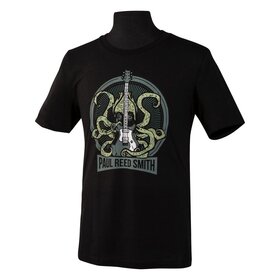 PRS Guitars PRS S2 Squid Tee, Short-Slv, Black, Small