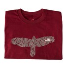 PRS Guitars PRS Tee, Short-Slv, Bird is Word, Oxblood Red, Small