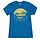 PRS Women's Bay Bridge Tee, Yellow/Blue, Large