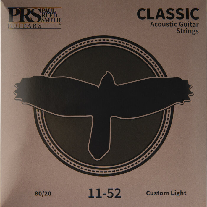 PRS Guitars PRS Classic Acoustic Strings 80/20, Custom Light .011 - .052