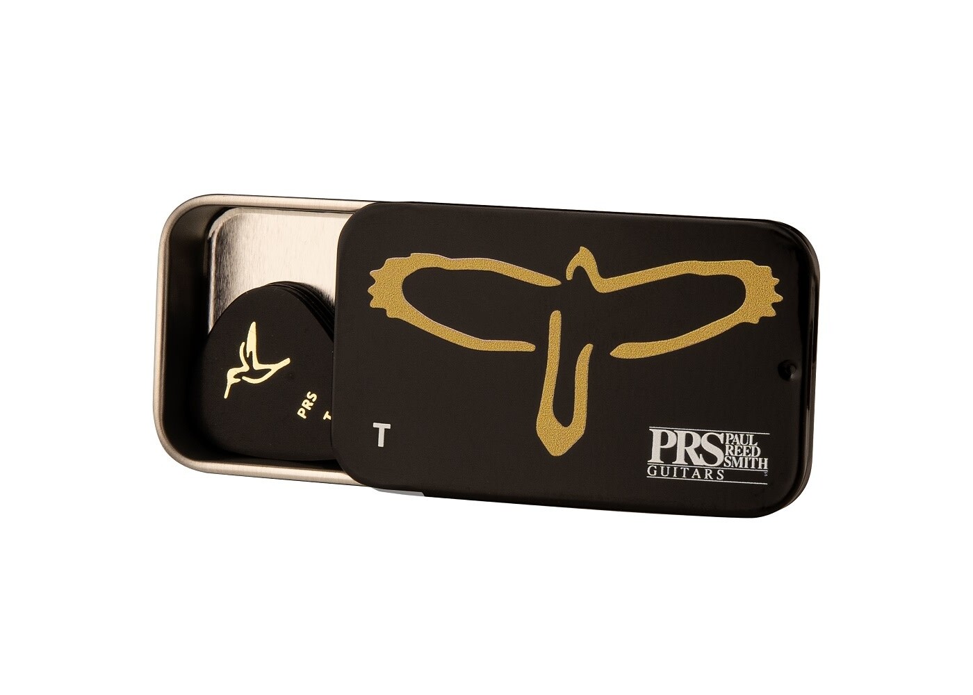 PRS Guitars PRS Gold Birds Assorted Picks w/Tin (12) (Thin)