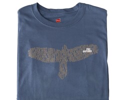 PRS Guitars PRS Tee, Short-Slv, Bird is Word, Slate Blue, Small
