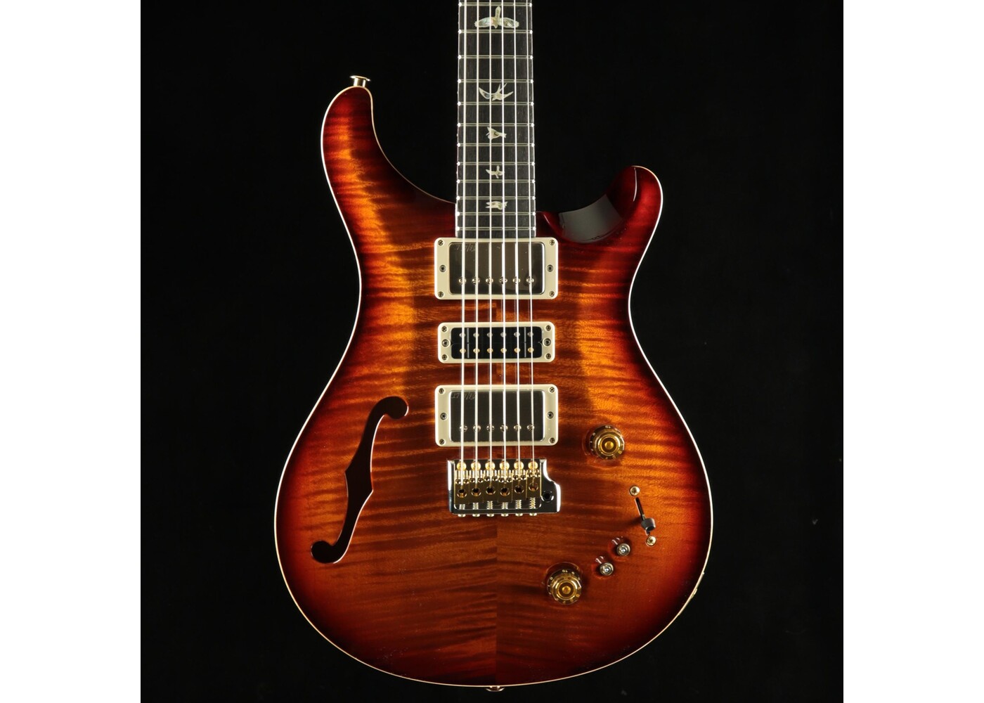 PRS Special Semi Hollow Electric Guitar Dark Cherry Burst John