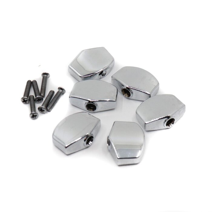 MannMade USA MannMade USA Tuner Buttons, Large - Chrome - Fits PRS SE Tuners