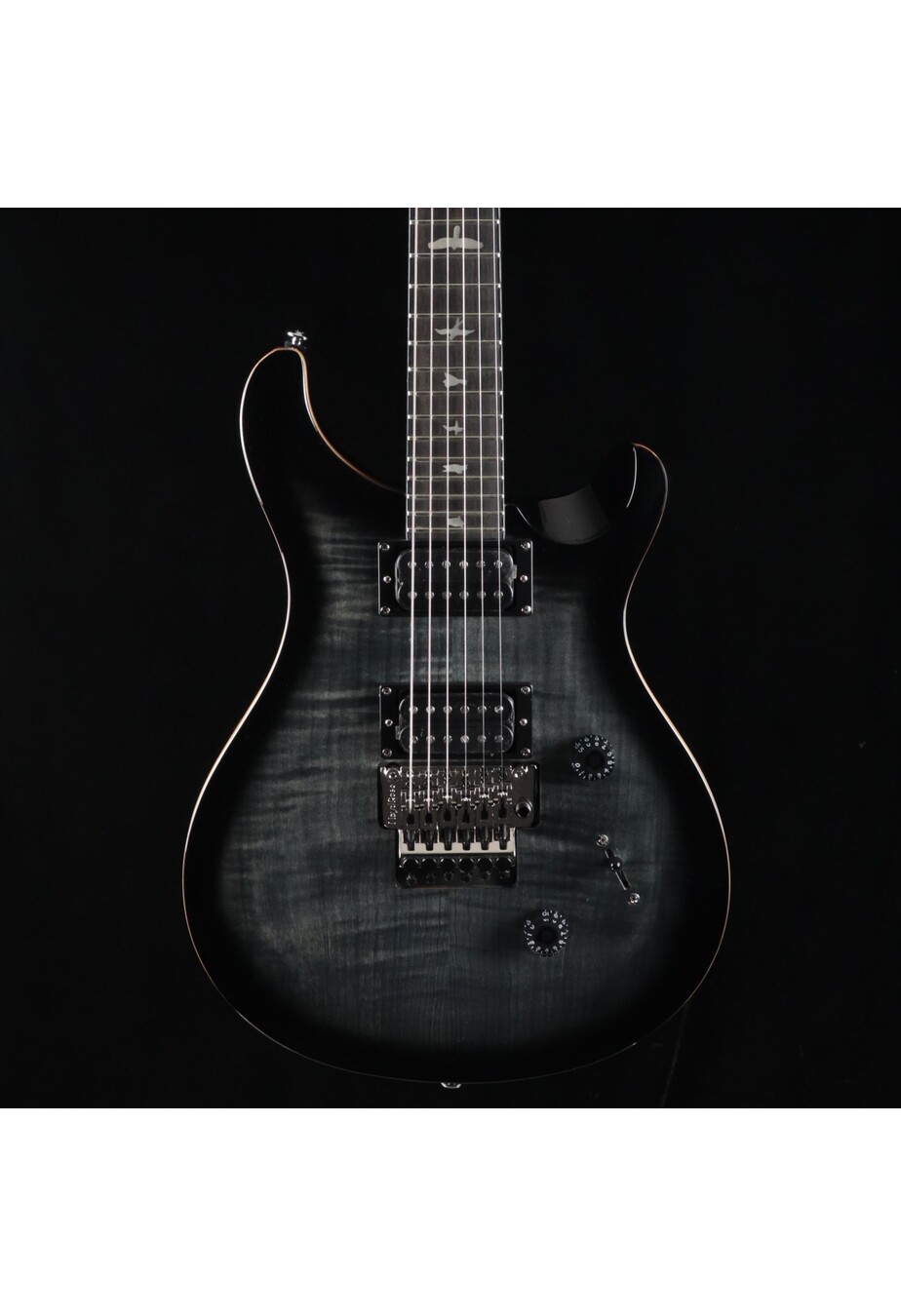 PRS SE Custom 24 Floyd - Charcoal Burst - John Mann's Guitar Vault