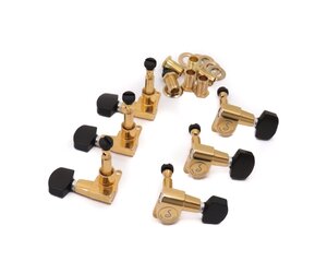 Schaller Lock Peg 6-row Gold 6 pieces #PC6NXL | eBay