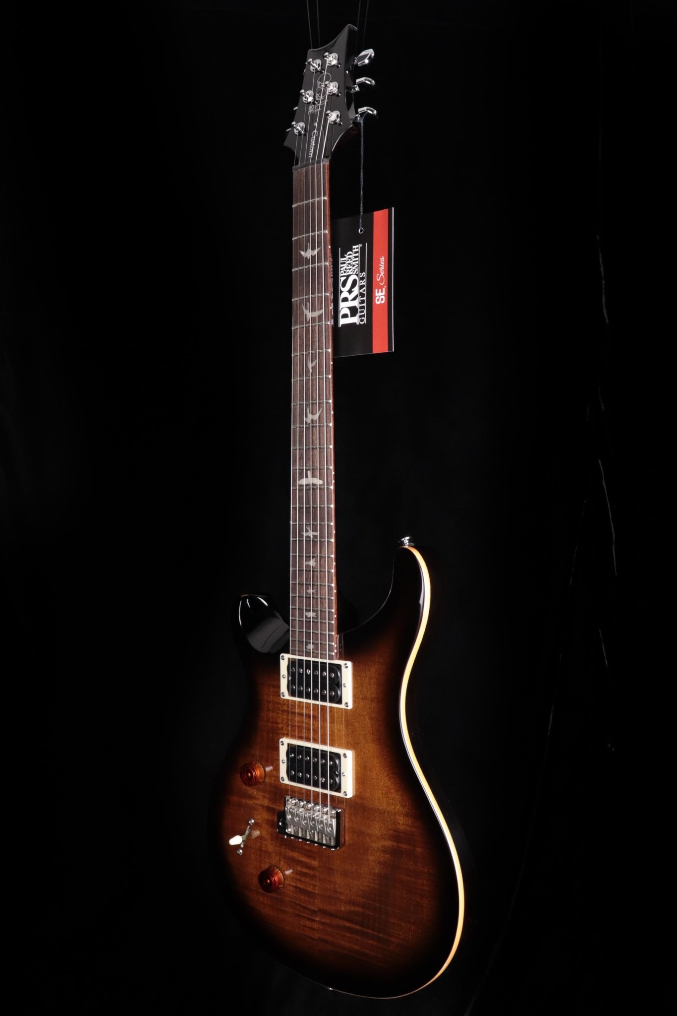 PRS Guitars PRS SE Custom 24 Lefty Electric Guitar - Black Gold Sunburst