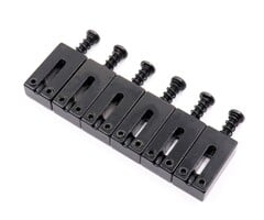 MannMade USA MannMade USA Bridge Saddles  - Black Chrome - 2-1/8" Spacing