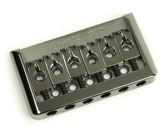 MannMade USA MannMade USA Hardtail Bridge - Black Nickel - fits PRS 277 - Holcomb style guitars
