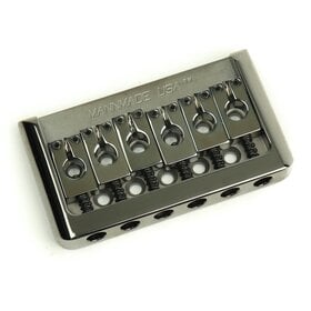 MannMade USA MannMade USA Hardtail Bridge - Black Nickel - fits PRS 277 - Holcomb style guitars