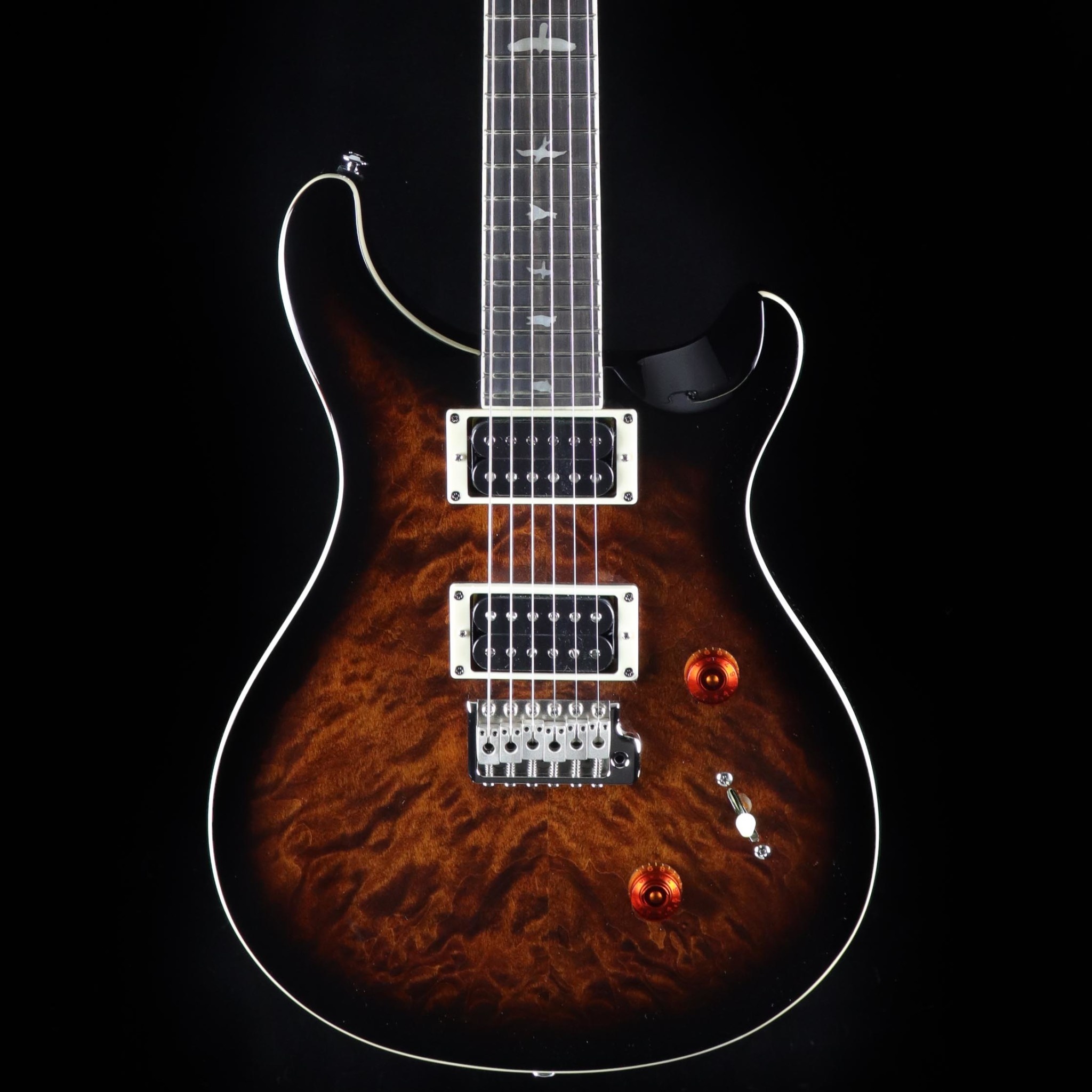 PRS SE Custom 24 Quilt Electric Guitar - Black Gold Sunburst