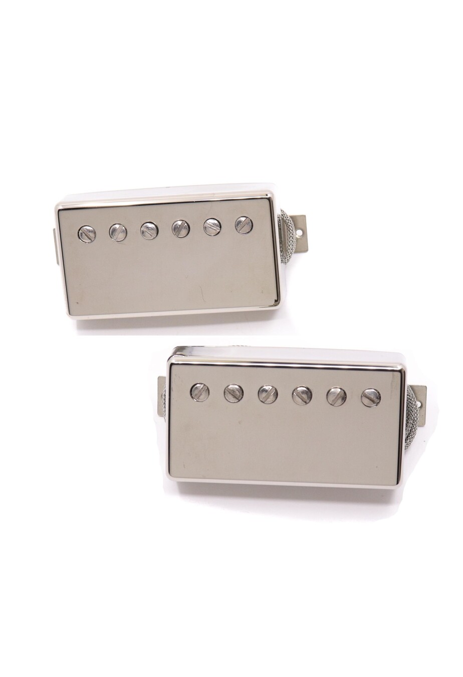 Gibson Burstbucker Pro Pickup Set & Harness - Nickel Covers