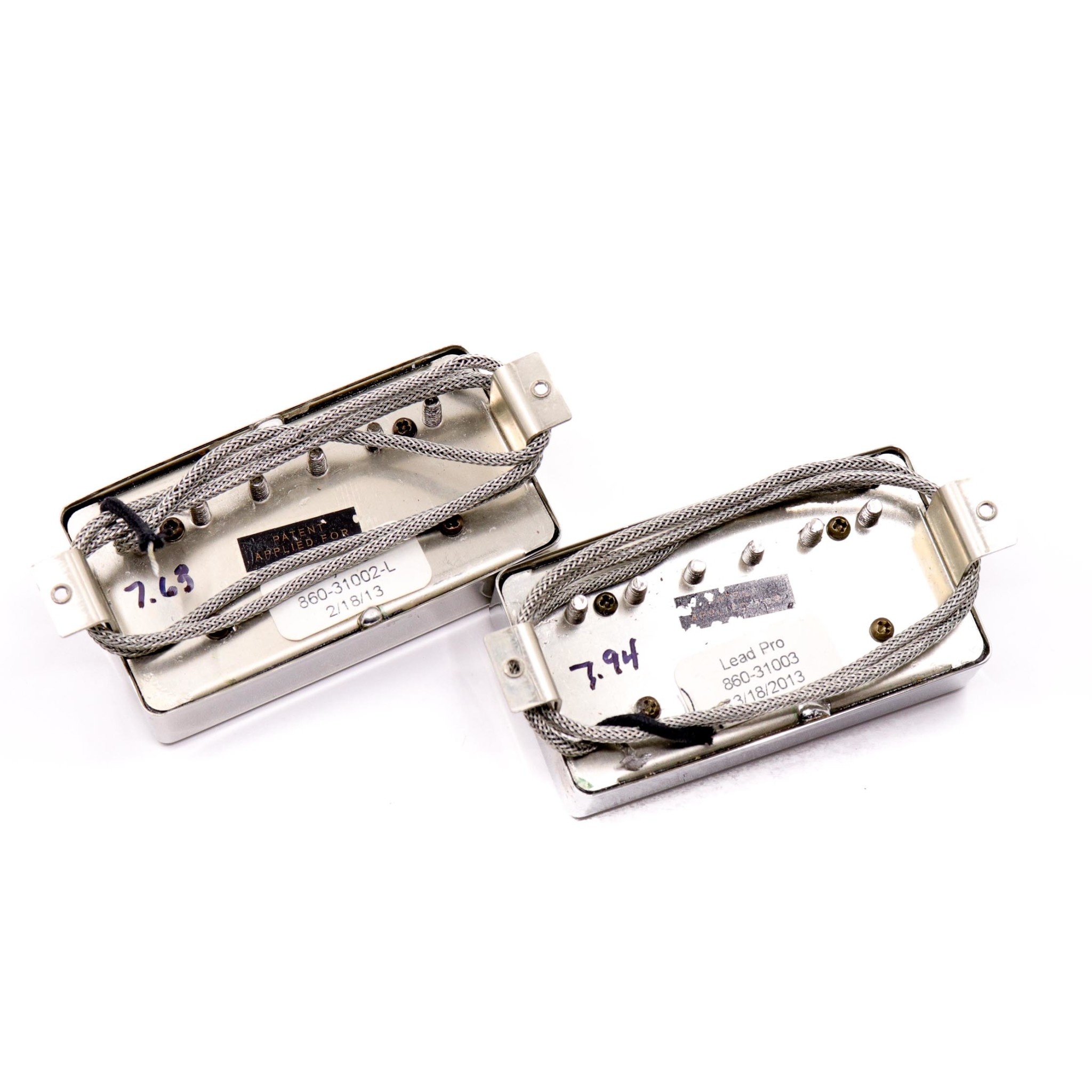 Gibson Gibson Burstbucker Pro Pickup Set & Harness - Nickel Covers