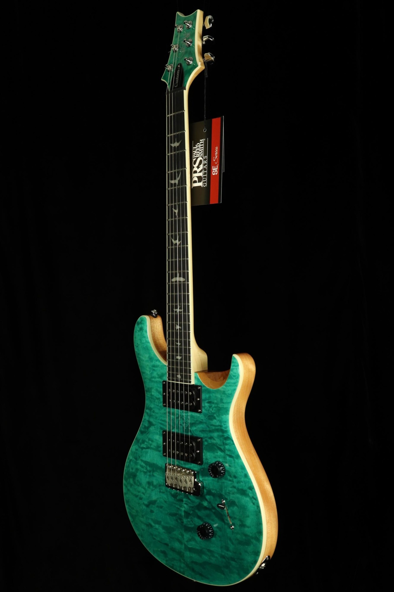 PRS Guitars PRS SE Custom 24 Quilt Electric Guitar - Turquoise