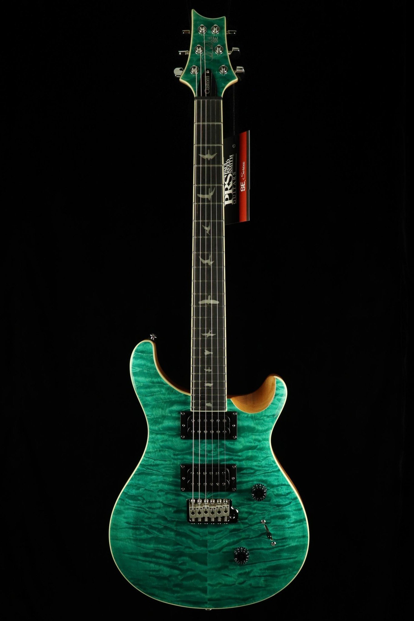 PRS Guitars PRS SE Custom 24 Quilt Electric Guitar - Turquoise