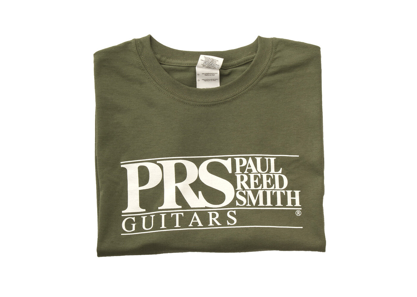 PRS Guitars PRS Tee, Short-Slv, PRS Block Logo, Military Green, Small