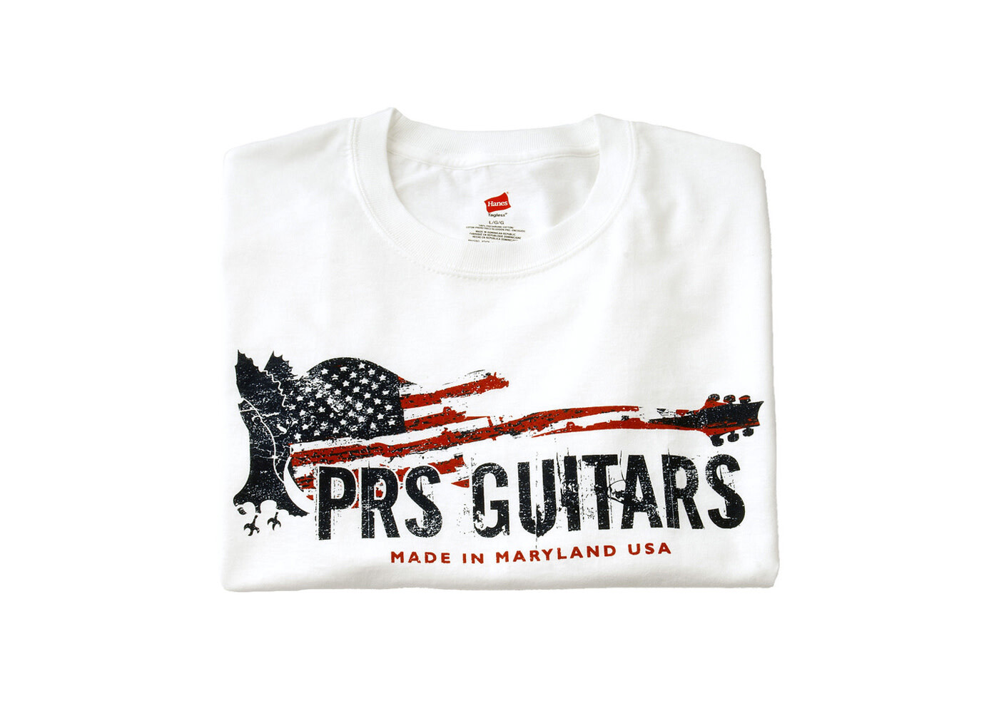 PRS Guitars PRS Patriotic Tee White Small