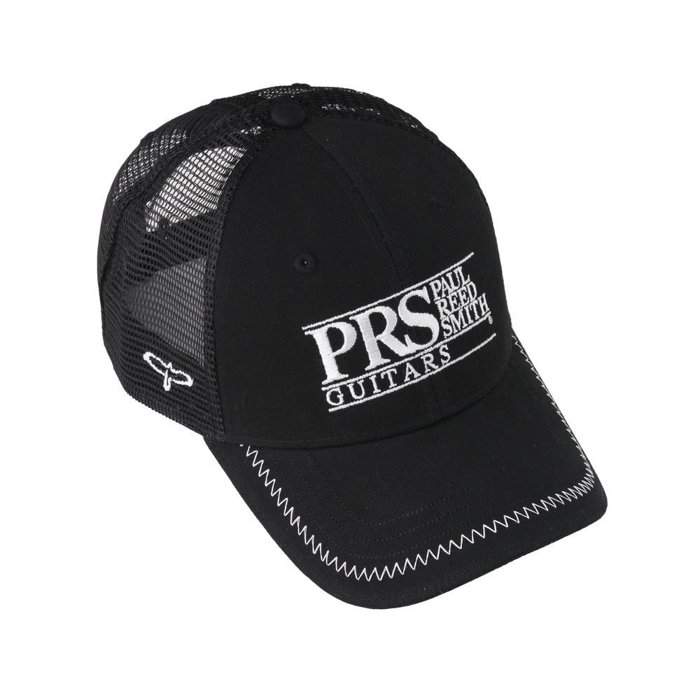 PRS Guitars PRS Hat, Trucker, PRS Block Logo White, Black