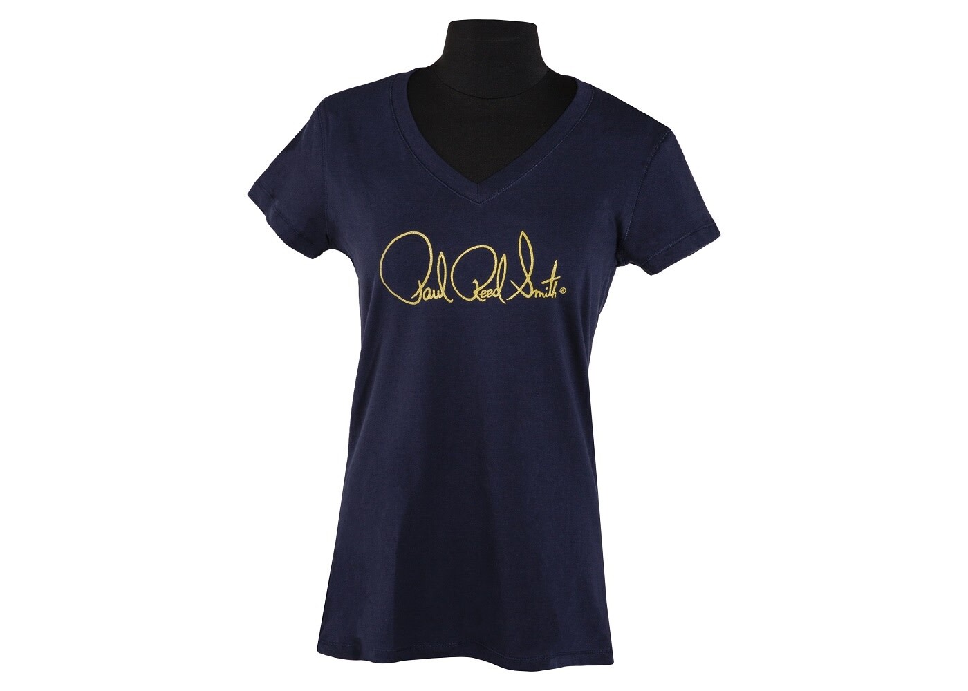 PRS Guitars PRS Ladies Tee, Short-Slv, PRS Signature Logo, Navy Blue, Small