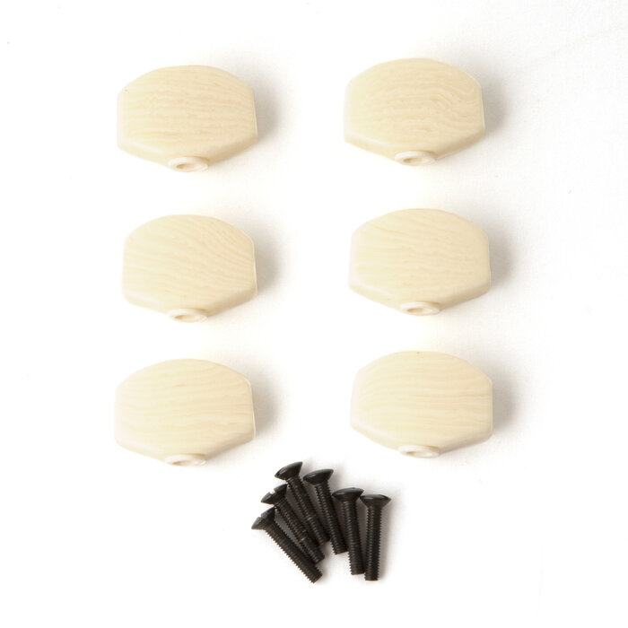 PRS Guitars PRS Phase III Tuner Buttons, Faux Bone (6)