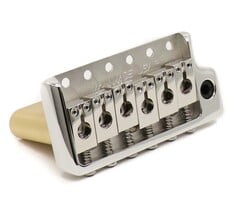 MannMade USA MannMade USA Tremolo Bridge - Nickel/Polished Saddles - fits PRS style guitars