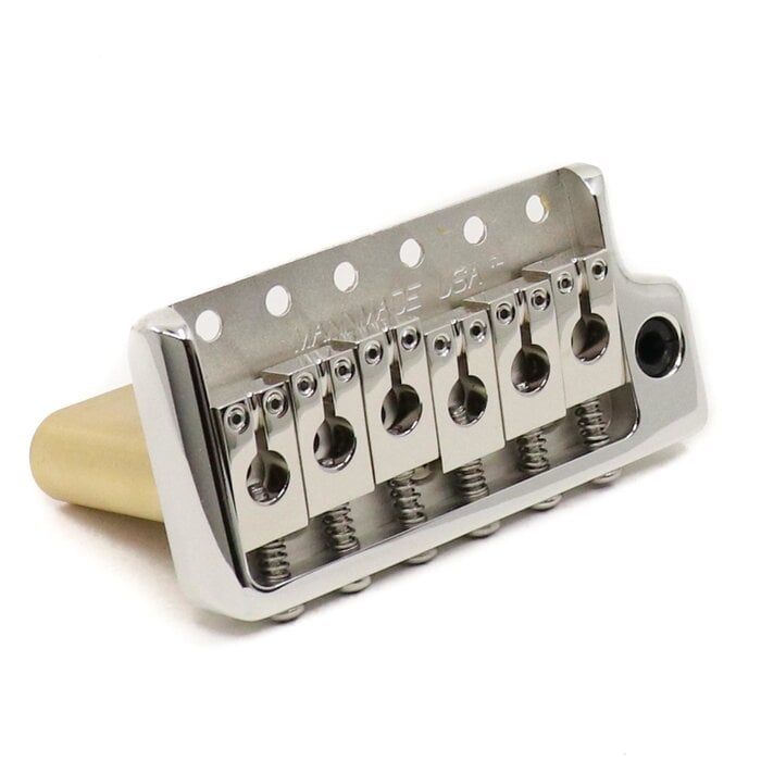 MannMade USA MannMade USA Tremolo Bridge - Nickel/Polished Saddles - fits PRS style guitars